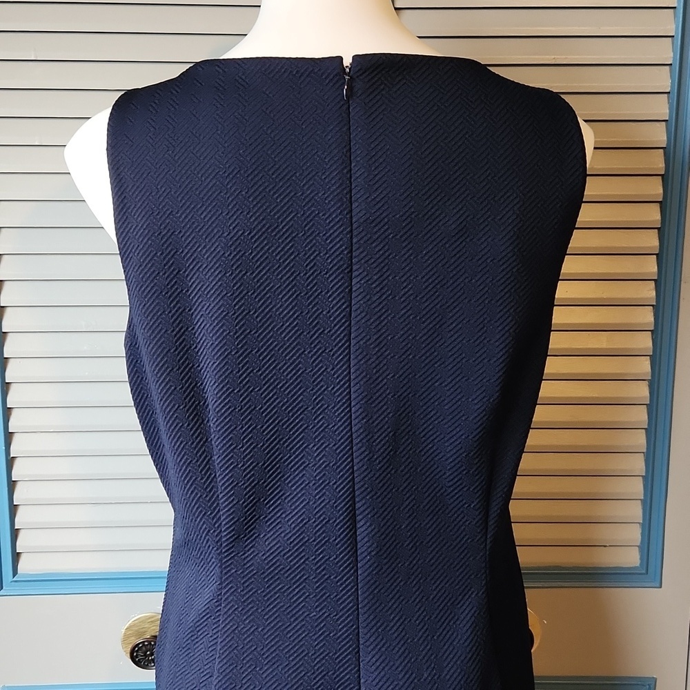 Carmen Marc Valvo Navy Dress - Picture 9 of 12